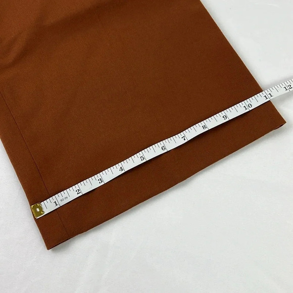 Talbots New Women’s 18 Fabric Woven In Italy Wool Blend Straight Leg Pant - Picture 11 of 11